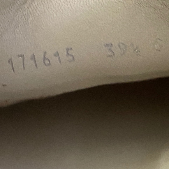 GUCCI MONOGRAMMED FABRIC SNEAKERS RUBBER SHOES 9.5-womens; mens-7.5 laced ITALy - Picture 9 of 11